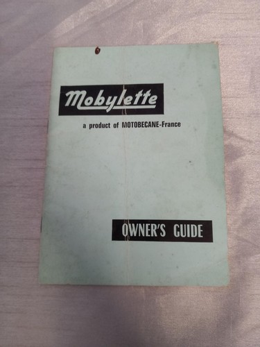 Vintage mobylette owners guide - vintage,