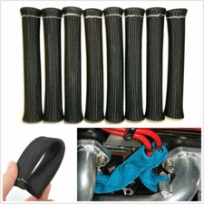 8 PCS BLACK SPARK PLUG WIRE