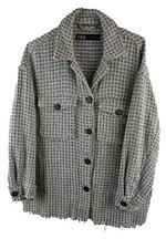 Zara Womans Tweed Boucle Woven