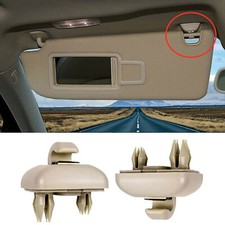 2pcs Beige Sun Visor Bracket