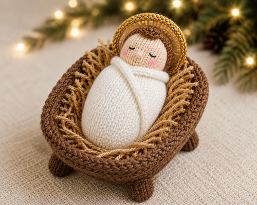 Nativity scene baby jesus