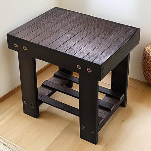 Bamboo step stool wooden - bamboo,