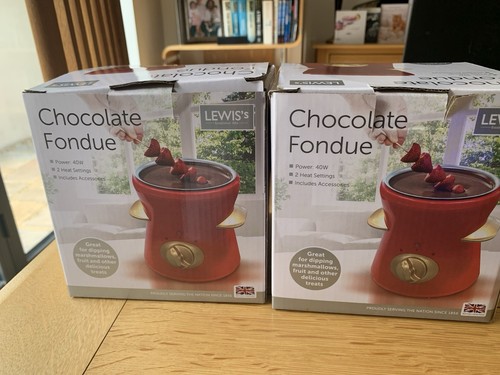 Electric chocolate fondue - fondue, set