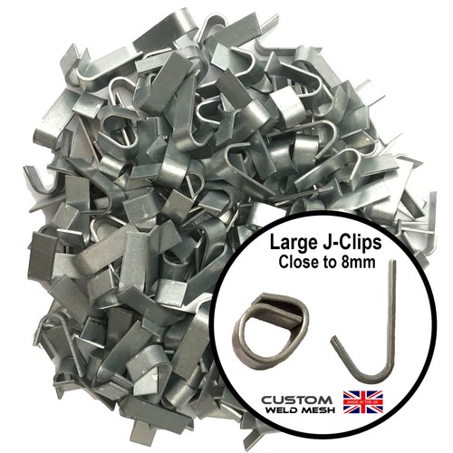 Large clips 250 qty close - j-clips, to