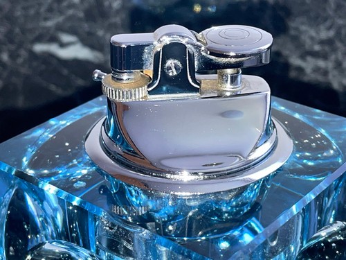 Vintage glass table lighter - table, |