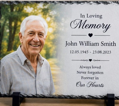 Personalised memorial photo - memorial,