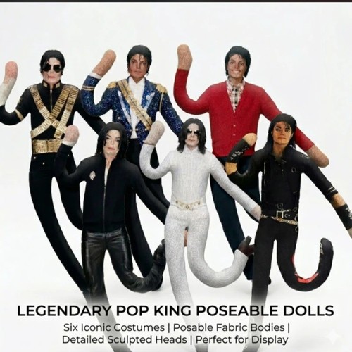 28cm michael jackson cosplay - michael,