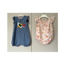 Next Blue Bee Romper Age 9-12