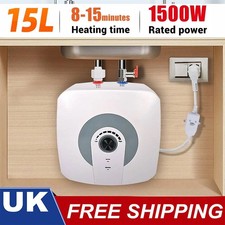 15L Electric Instant Hot Water Heater Under Sink Small Water Tank Kitchen 2025