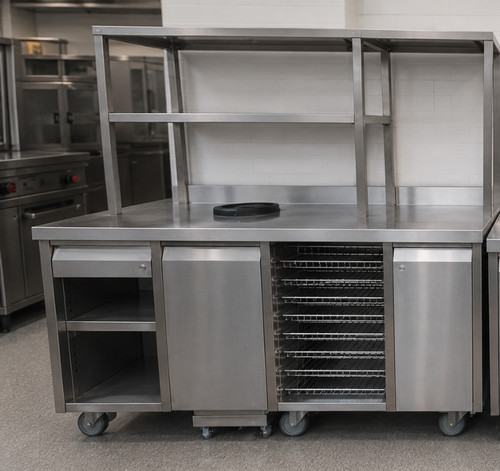 Stainless steel counter - stainless,