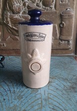 Old collectible Boots stoneware water bottle