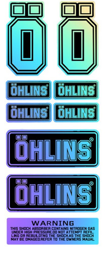 Motorcycle sticker decal sheet - sticker,