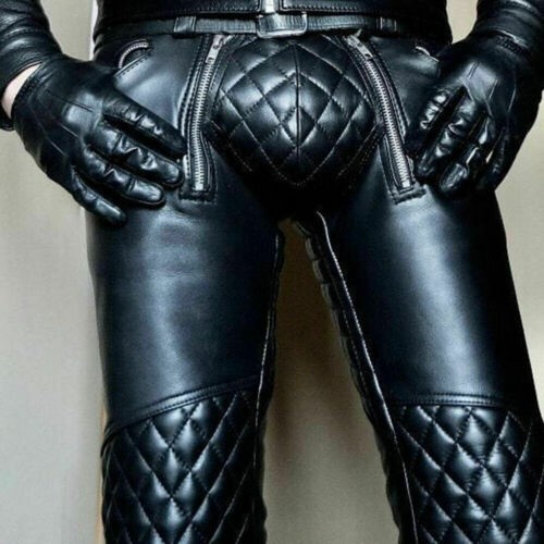 Men genuine leather - leather, gay