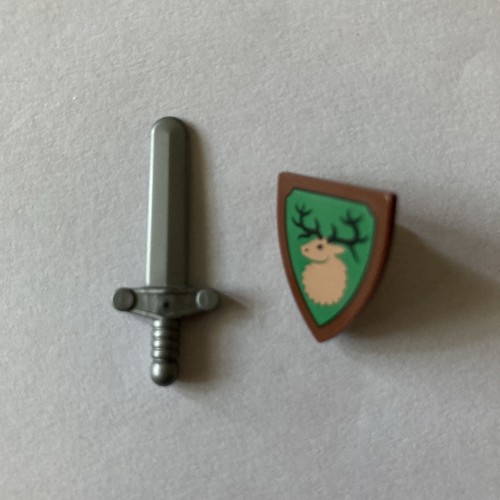 Lego sword and forestman - lego,