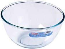 Pyrex Round Mixing Glass Bowl Dish 3Litre Microwave Ovenproof Baking Transparent