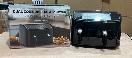 Dual zone digital air fryer - 9l,