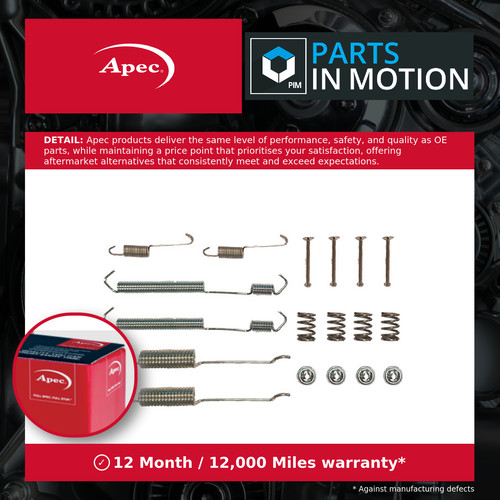 Brake shoe fitting kit fits - fitting,