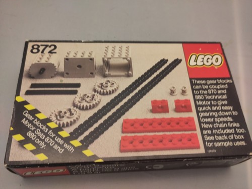 Vintage lego technic 872 - 872, motor