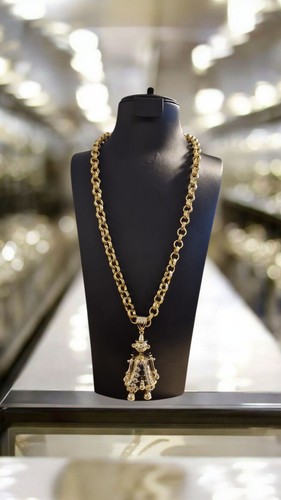 Gold plated belcher - 24",