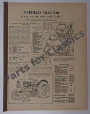 Nuffield Tractor M3 M4 PM3 PM4