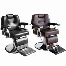 Reclining Barber Chair Comfort Footrest for Barbers & Tattoo Studios, Haircuts