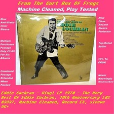Eddie Cochran - Vinyl LP 1970 - The Very Best Of  10th Anniv LBS 83337 - EX/VG+