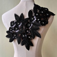 Flower Applique with Beads