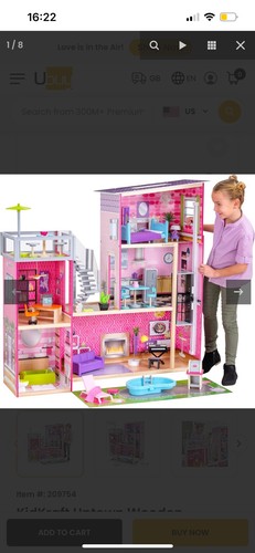 Kidkraft uptown wooden - kidkraft,
