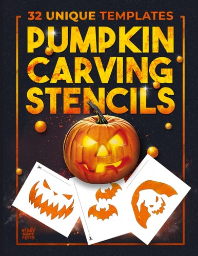 Pumpkin carving stencils 32 - pumpkin, stencils: