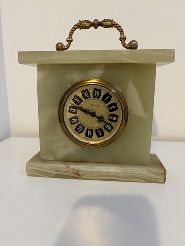 Italian jade marble - jade, clock