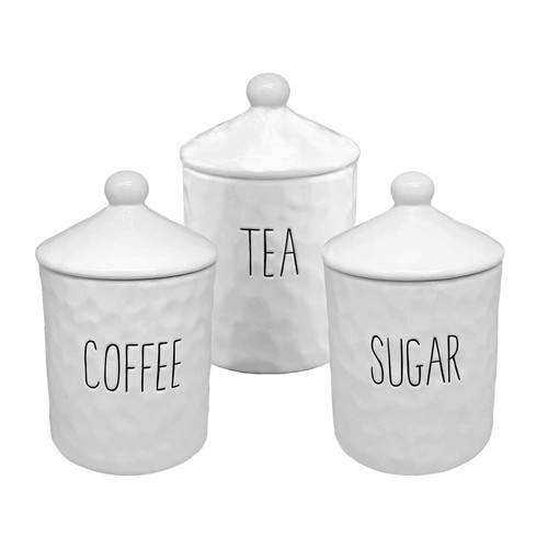 Dimple canister set 3 - dimple,