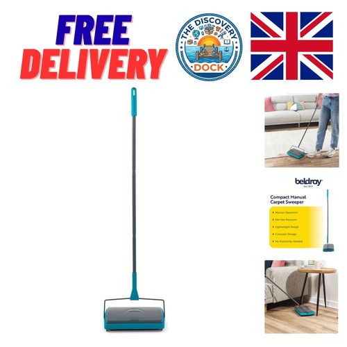 Quiet manual carpet sweeper - carpet,