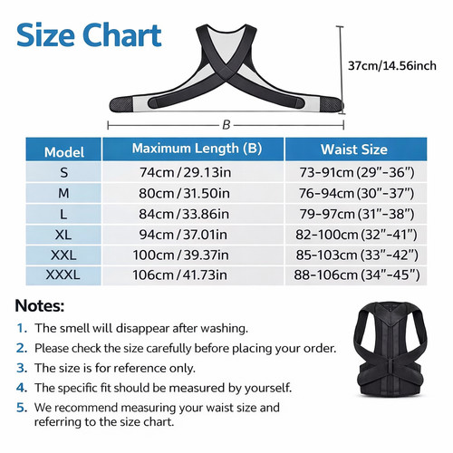 Adjustable posture corrector - adjustable,