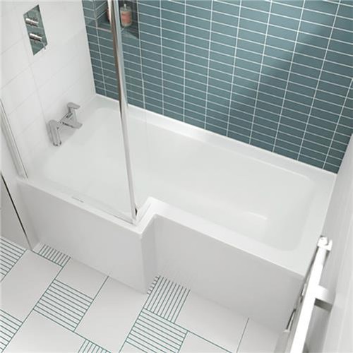 Nuie square shaped shower - nuie, l-shaped