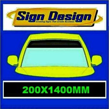 Gloss Black Sun Strip