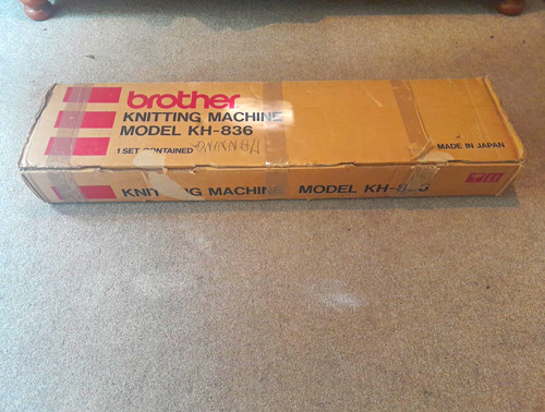 Brother knitting machine - knitting,