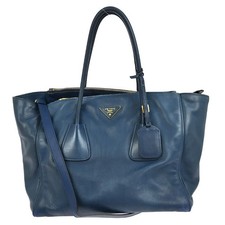 Prada Blue Leather 2way