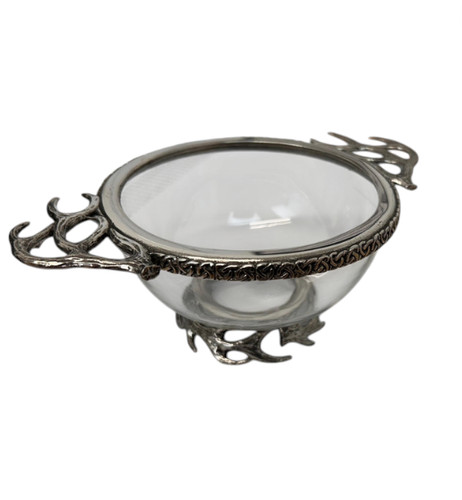 Stunning pewter glass scottish - glass,