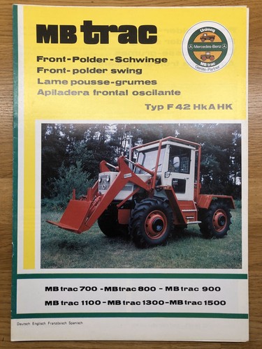 Trac front loader leaflet - trac,