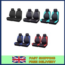 4 front fabric car seat cover protectors UK universal washable 5 ColorsUK Stock