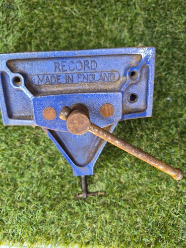 Record vintage bench - record, vice