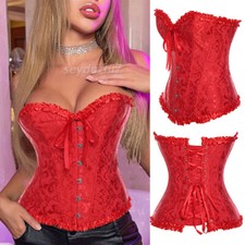 Women Burlesque Basque Top