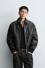 Zara Black Quilted Faux