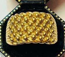 "Large 9ct Yellow Gold 6-Row