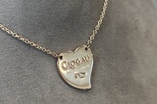 9ct Rose Gold Clogau Signature Heart Necklace 18" Rare