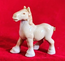 Wade *COLOURWAY BEIGE SHIRE HORSE* First Whimsies Set 10 1959-1961 Farm Animals