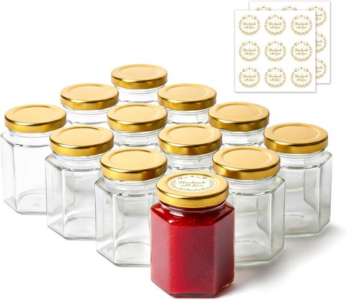 Comsaf jam jars with - jam,