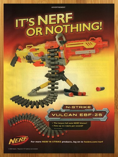 2009 nerf strike vulcan - 2009, n-strike
