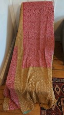 Vintage Indian Kantha Quilt