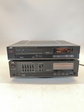 JVC AX-E33BK Amplifier With Graphic Equaliser & FX-E77LBK Tuner System Phono 
